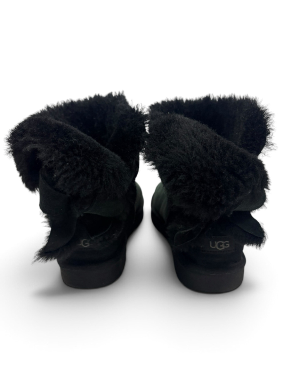 UGG Classic Heritage Bow Boots Women’s 10 Black Short